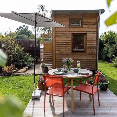 Zirbenholz Tiny House "Waldhauszeit" Am See Mücke Esterno foto
