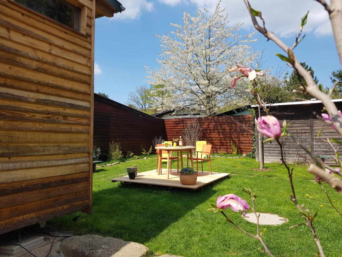 Zirbenholz Tiny House "Waldhauszeit" Am See Mücke Esterno foto
